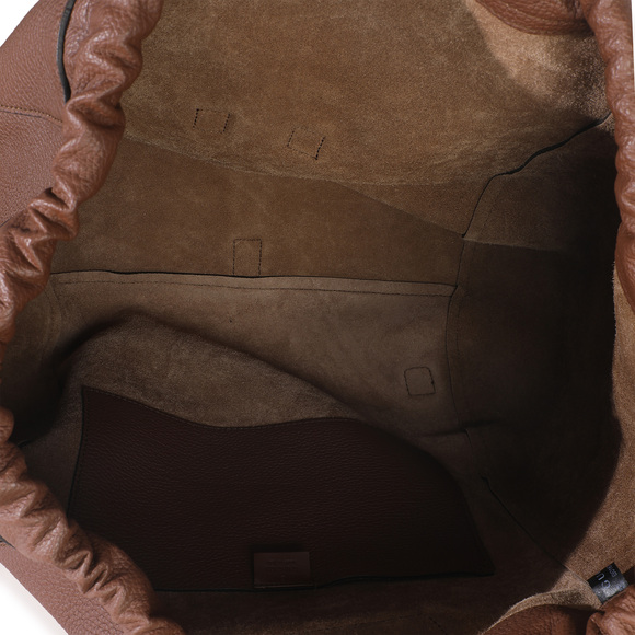 Gucci Brown Pebbled Leather Large Grand Prix Backpack - Picture 6 of 8